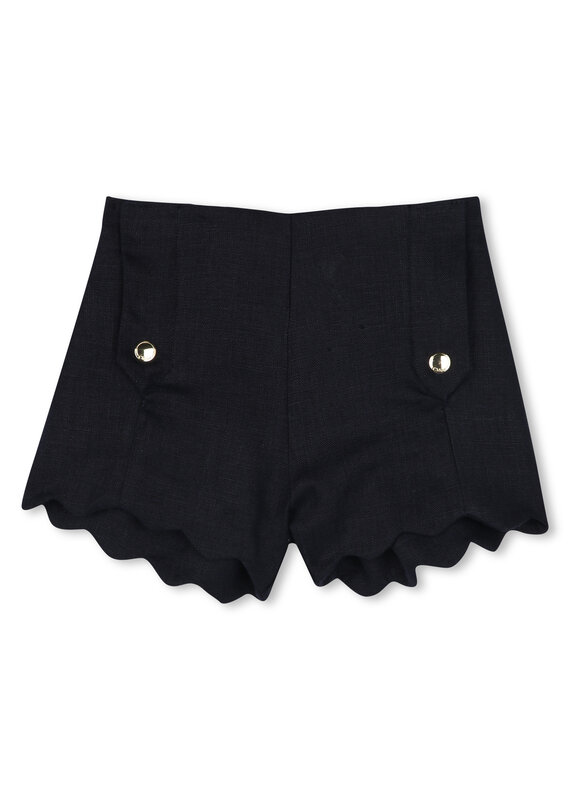 Chloé Chloé - Linnen short - donker blauw