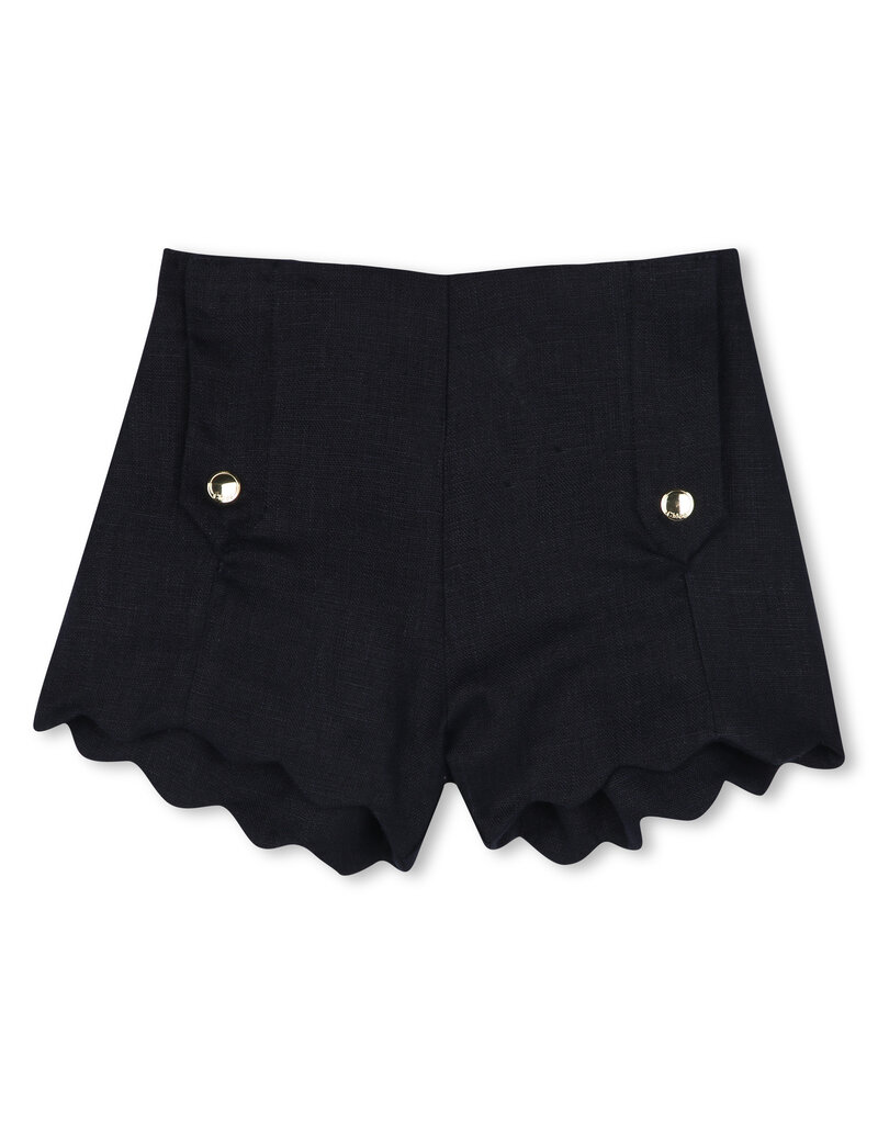 Chloé Chloé - Linnen short - donker blauw