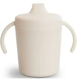 Mushie Mushie Trainer sippy cup - Ivory
