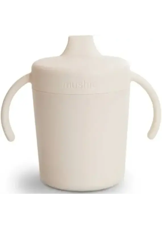 Mushie Mushie Trainer sippy cup - Ivory