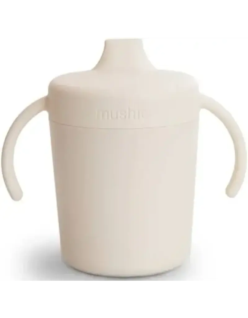 Mushie Mushie Trainer sippy cup - Ivory