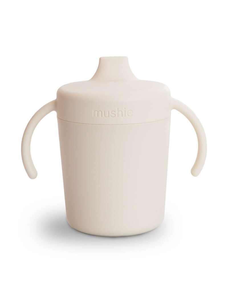Mushie Mushie Trainer sippy cup - Ivory