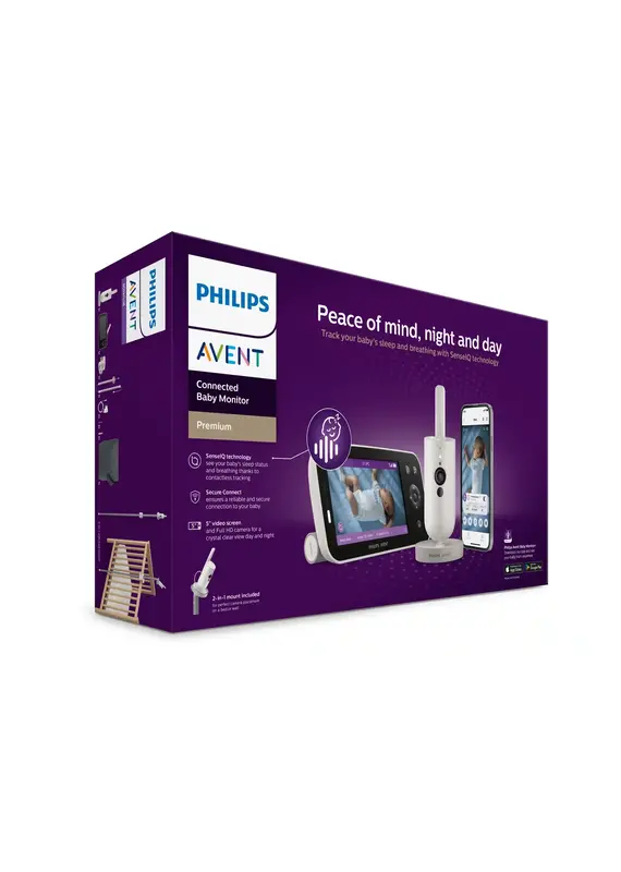 Avent Philips Avent - Videofoon wifi+LQSense met 2in1 montage