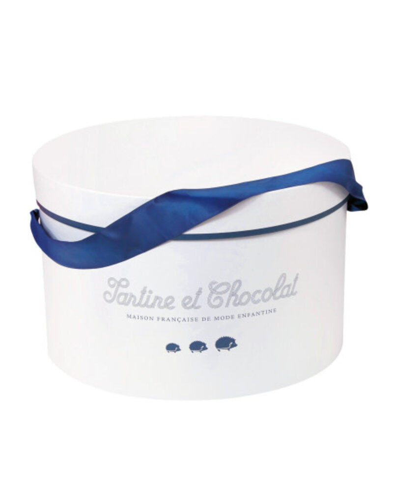 Tartine & Chocolat Tartine et Chocolat - Lapin 60cm inclusief prachtige ronde doos
