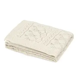 CamCam Copenhagen Cam Cam - gebreid baby deken off/white