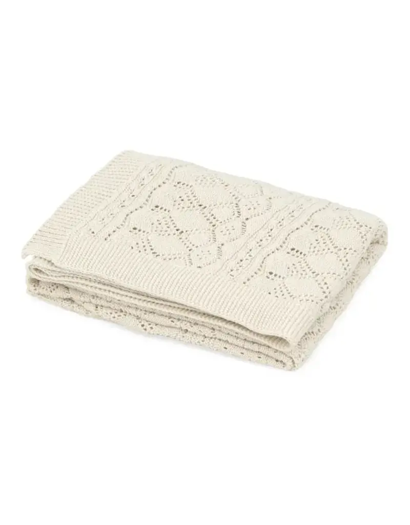 CamCam Copenhagen Cam Cam - gebreid baby deken off/white