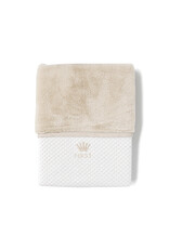 First First-dekentje-white/beige fur-L95-W68