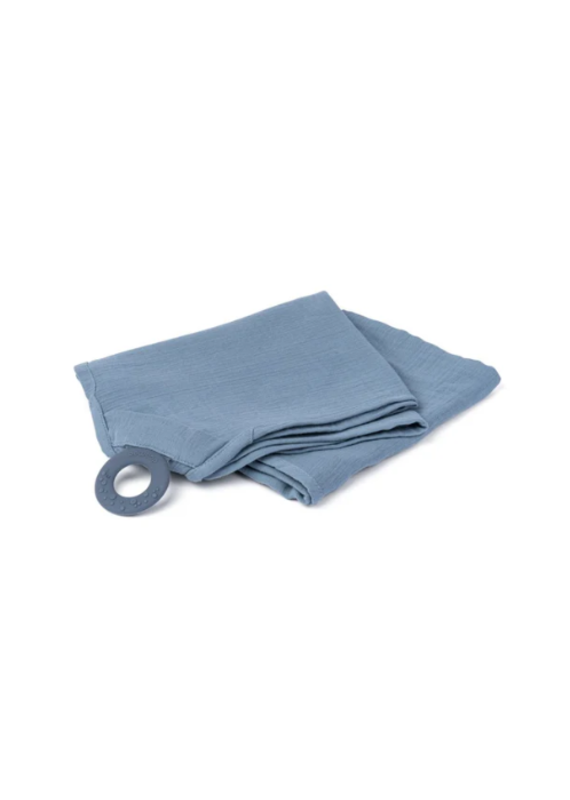 Doomoo Mom 'n play - tetra blauw borstvoedingsdoek