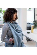 Doomoo Mom 'n play - tetra blauw borstvoedingsdoek