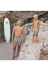 Salted Stories - Zwembroek brede groene streep - Papa