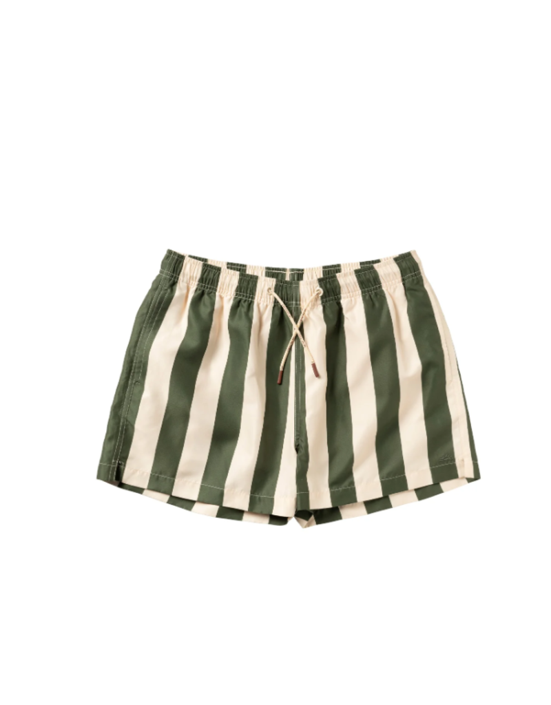 Salted Stories - Zwembroek brede groene streep - Papa