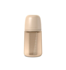 suavinex Siliconen flesje-medium flow-beige-240ml