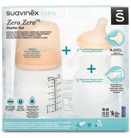 suavinex flespakket zero zero-270ml-met speen en zakje