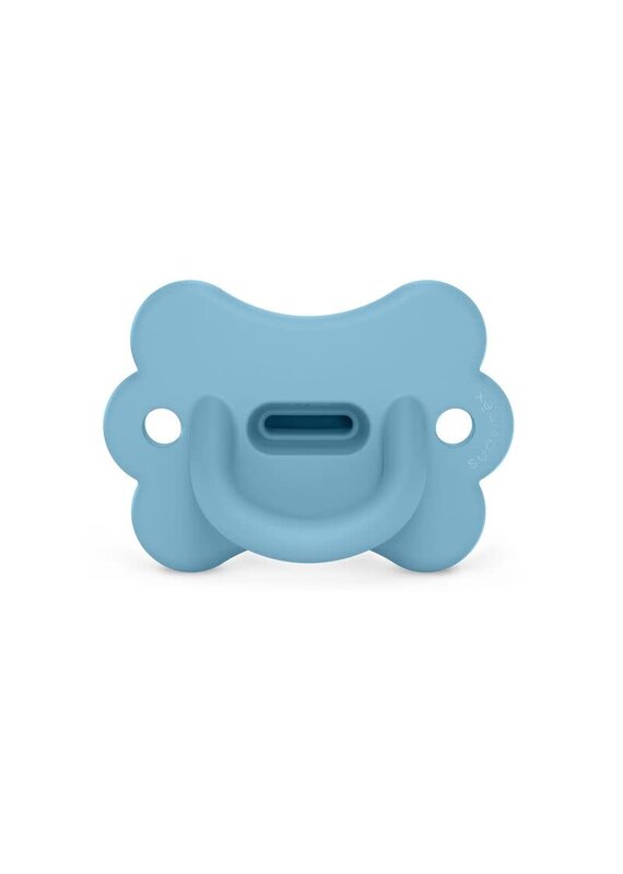 suavinex Siliconen fopspeen Butterfly-6/18m-blauw