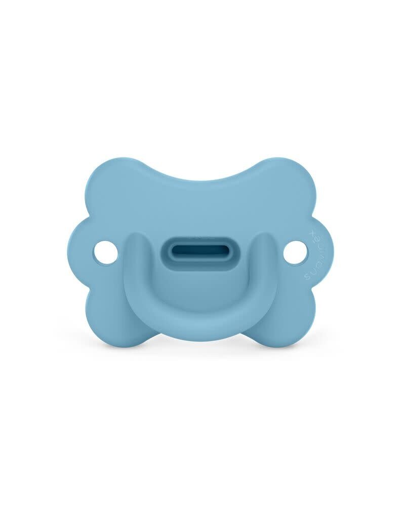 suavinex Siliconen fopspeen Butterfly-6/18m-blauw