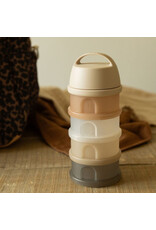 suavinex Doseerdozen- 4 compartimenten-Doorzichtige aardetinten