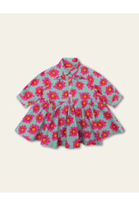 Oilily Oilily - Djuliette Jurk - Blauw/bloemen
