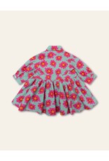 Oilily Oilily - Djuliette Jurk - Blauw/bloemen