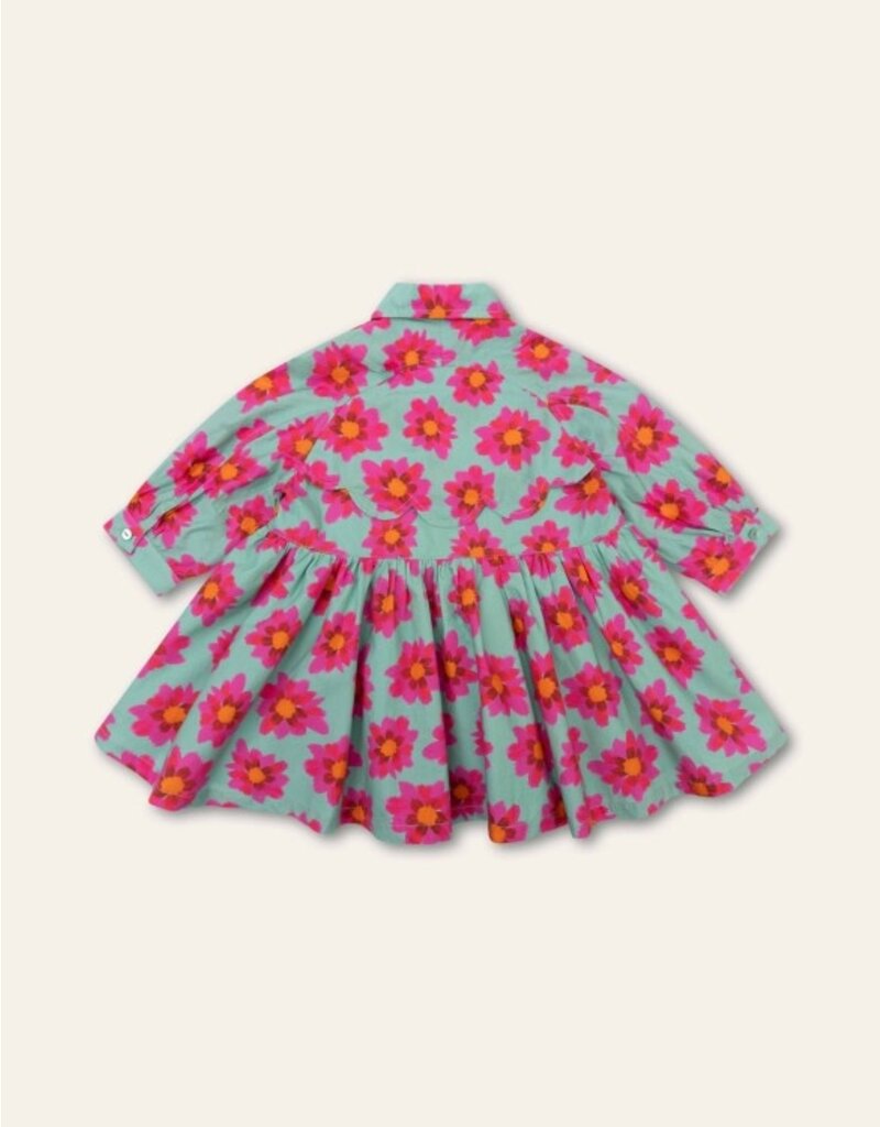 Oilily Oilily - Djuliette Jurk - Blauw/bloemen