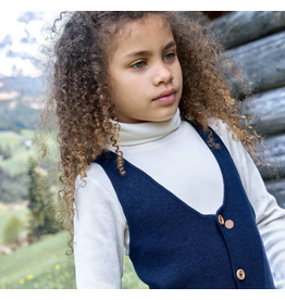 Bonton Bonton - rolkraag sous-pull - Ecru