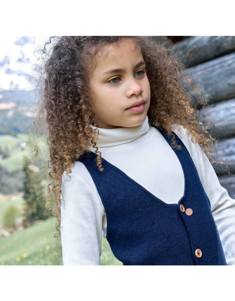 Bonton Bonton - rolkraag sous-pull - Ecru