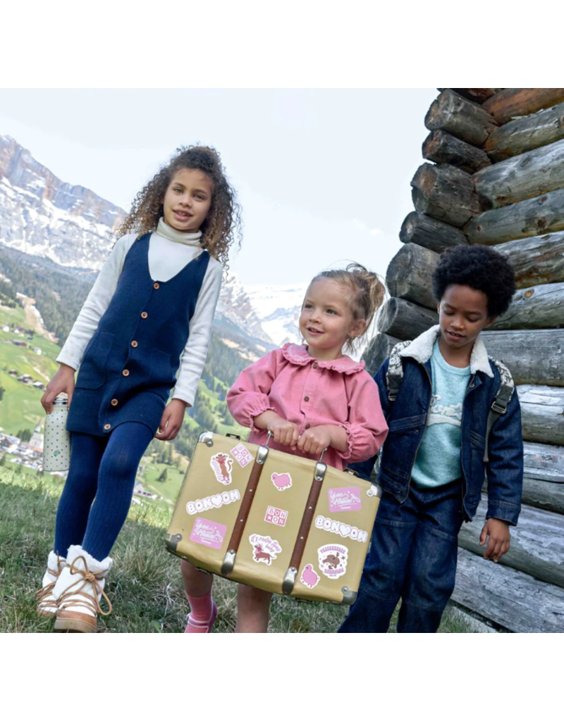 Bonton Bonton - rolkraag sous-pull - Ecru