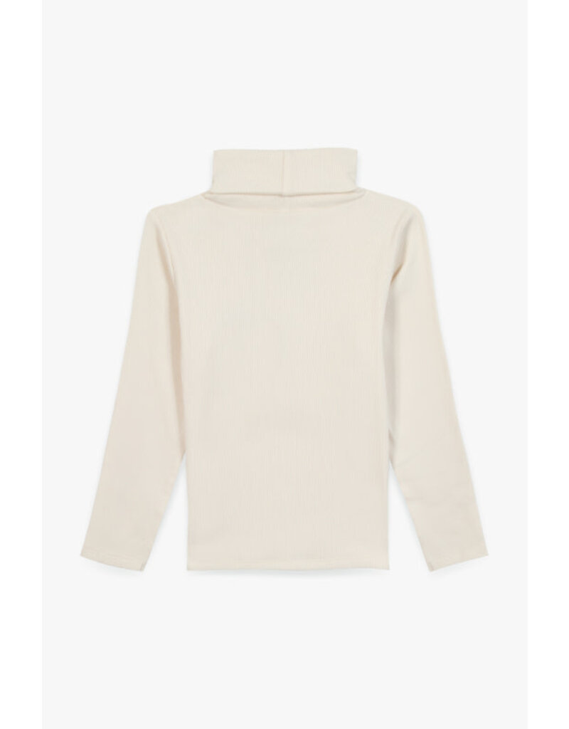 Bonton Bonton - rolkraag sous-pull - Ecru
