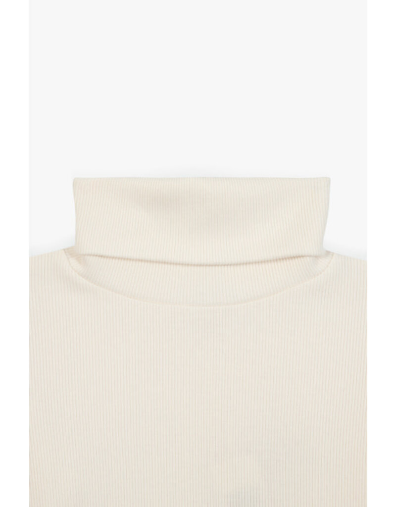 Bonton Bonton - rolkraag sous-pull - Ecru