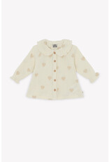 Bonton Bonton - Blouse - Hearts ecru