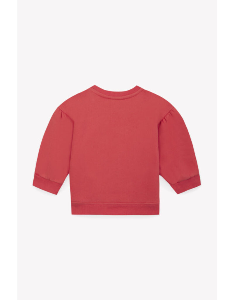 Bonton Bonton - Trui rood/roze - bouclé