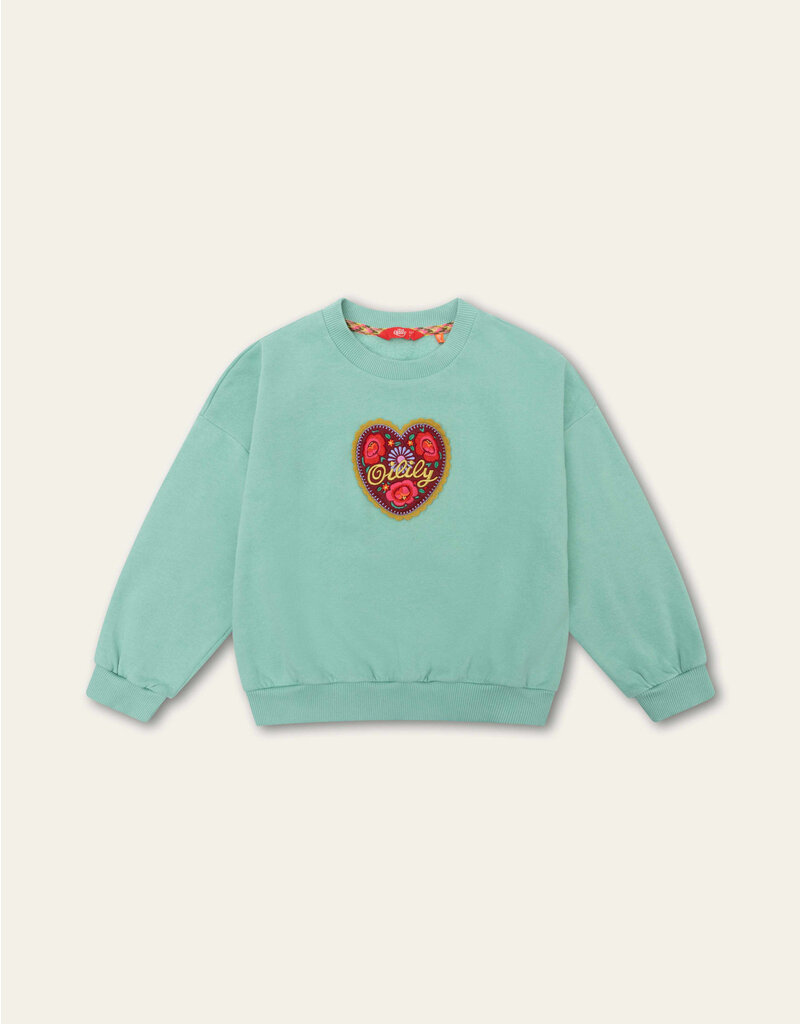 Oilily Oilily - Sweater Hoki - Creme de menthe