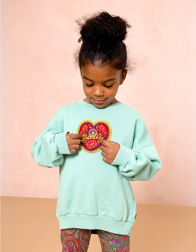 Oilily Oilily - Sweater Hoki - Creme de menthe