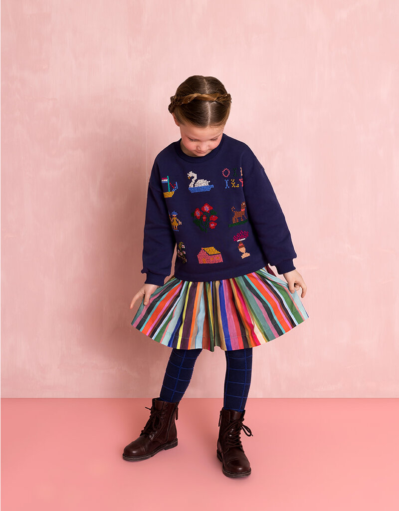 Oilily Oilily - Rok gestreept - creme de menthe