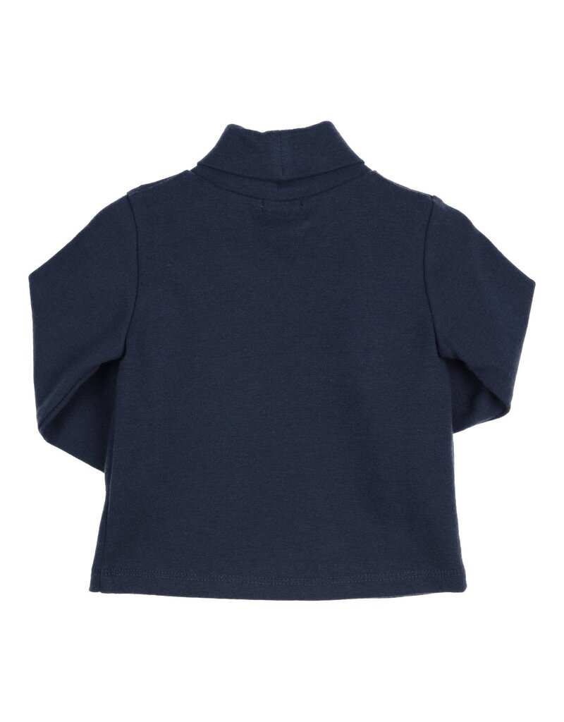 Gymp Rolkraag blouse - Robby - donker blauw