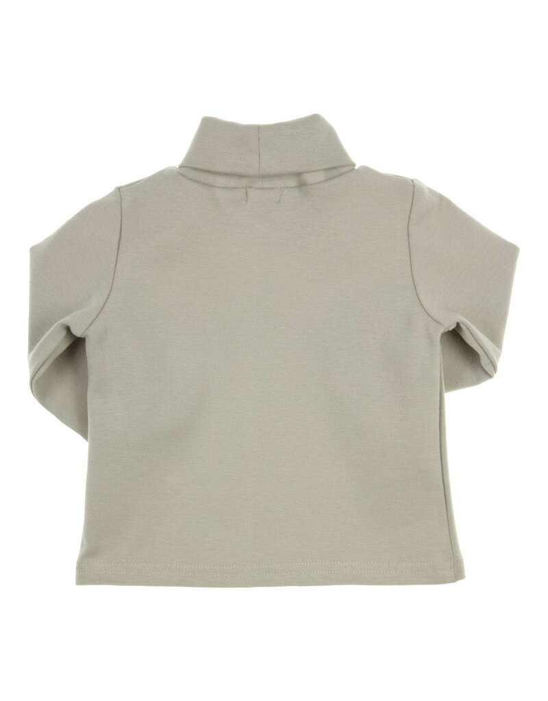 Gymp Rolkraag blouse - Robby - zacht groen