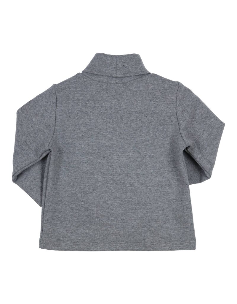 Gymp Rolkraag blouse - Robbie - grijs