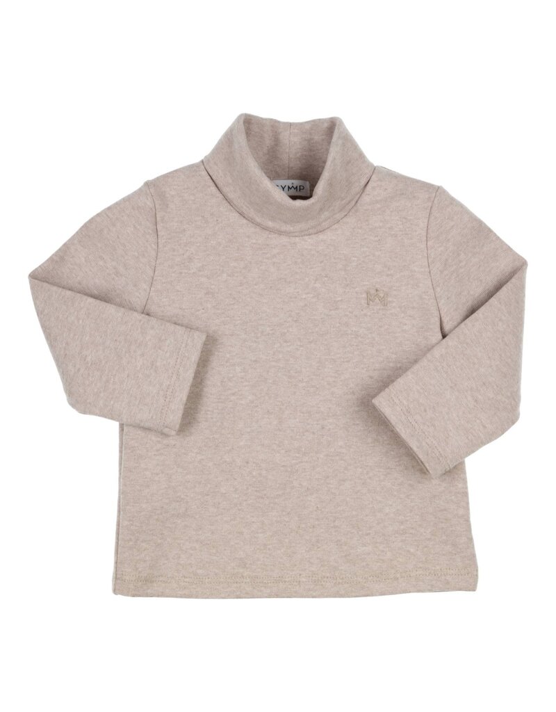 Gymp Rolkraag blouse - Robbie - beige