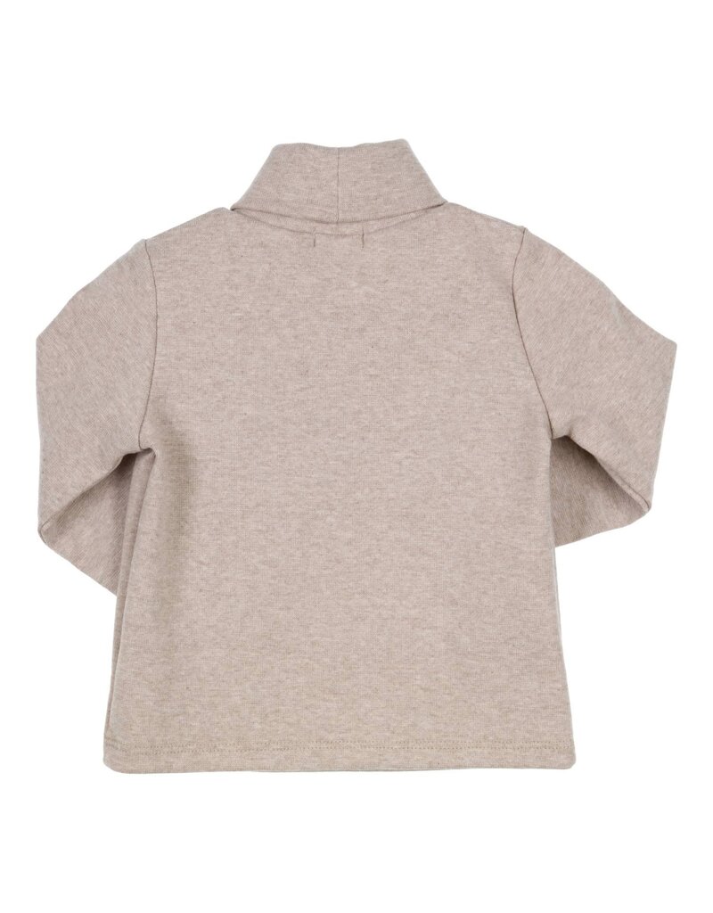 Gymp Rolkraag blouse - Robbie - beige