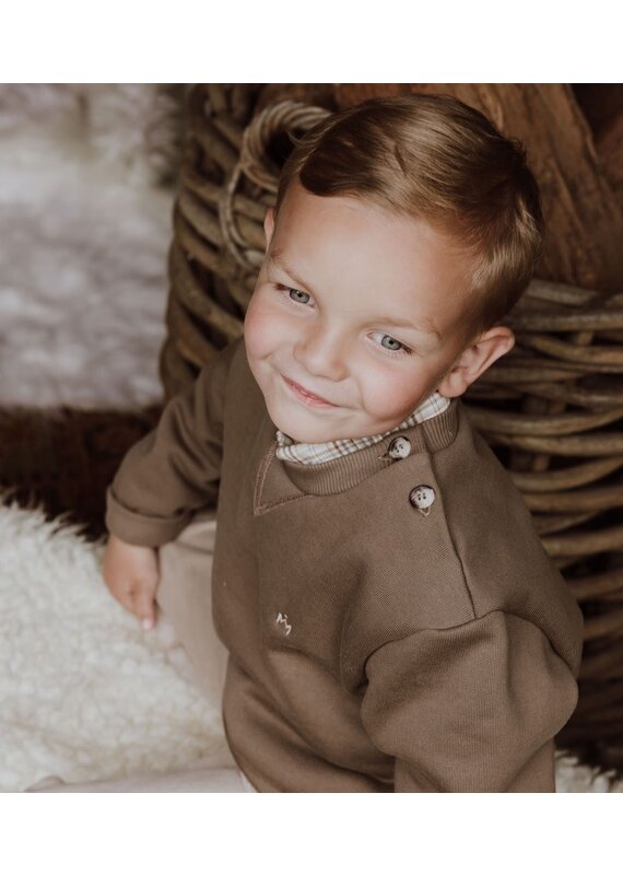 Gymp Trui Bros - bruin met knoopjes