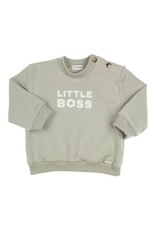 Gymp Trui- Little boss met knoopjes - zacht groen