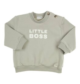 Gymp Trui- Little boss met knoopjes - zacht groen