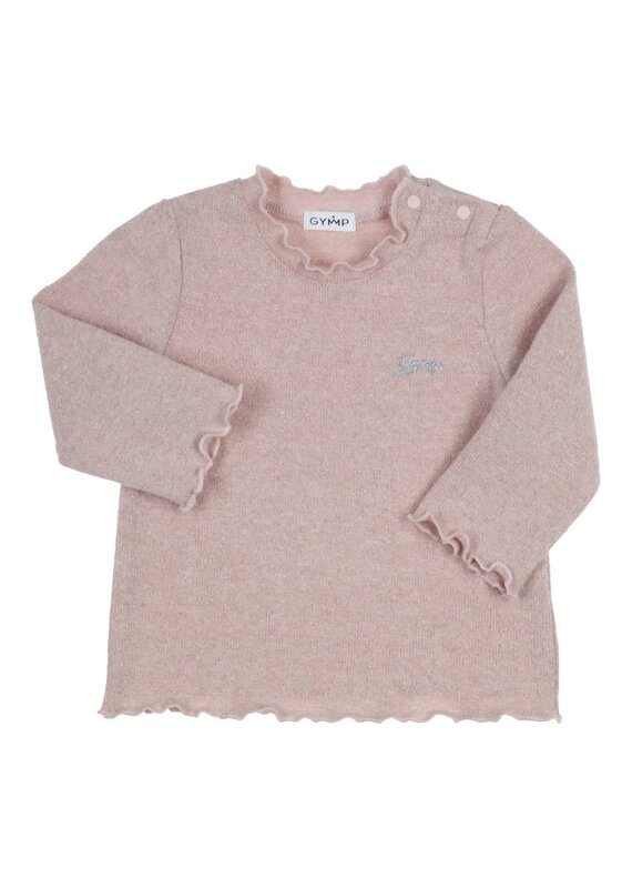 Gymp Blouse Lucia - roze glinstering