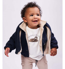 Gymp Sjaal - Gillo (navy/beige)