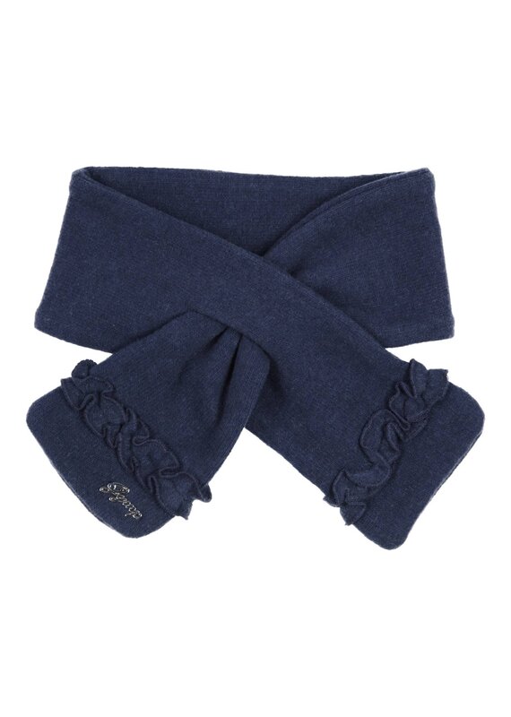 Gymp Sjaal - Gillo met frull - donkerblauw