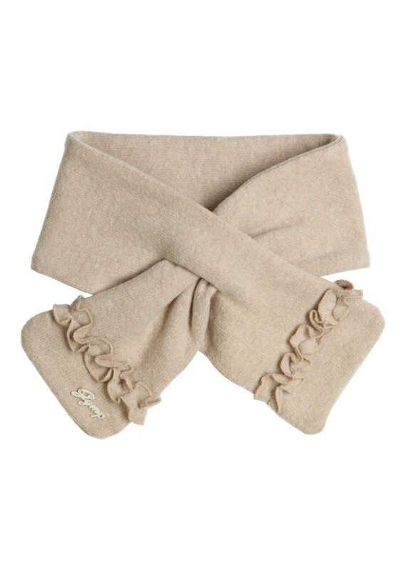 Gymp Sjaal - Gillo met frull - beige