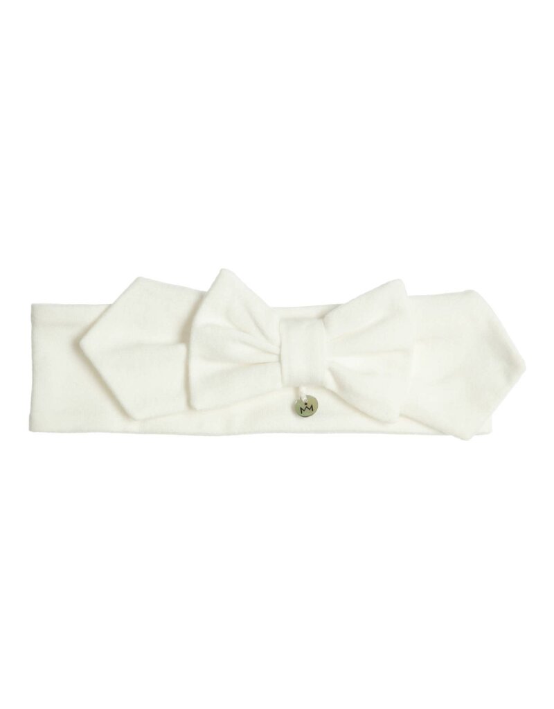 Gymp Haarband - off white met strik