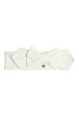 Gymp Haarband - off white met strik