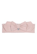 Gymp Haarband - oud/zacht roze  met strik