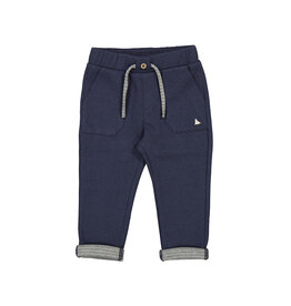 mayoral Broek donkerblauw met omslag - boys