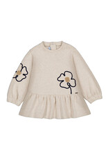 mayoral Kleedje - sweater embroidery flower - zand